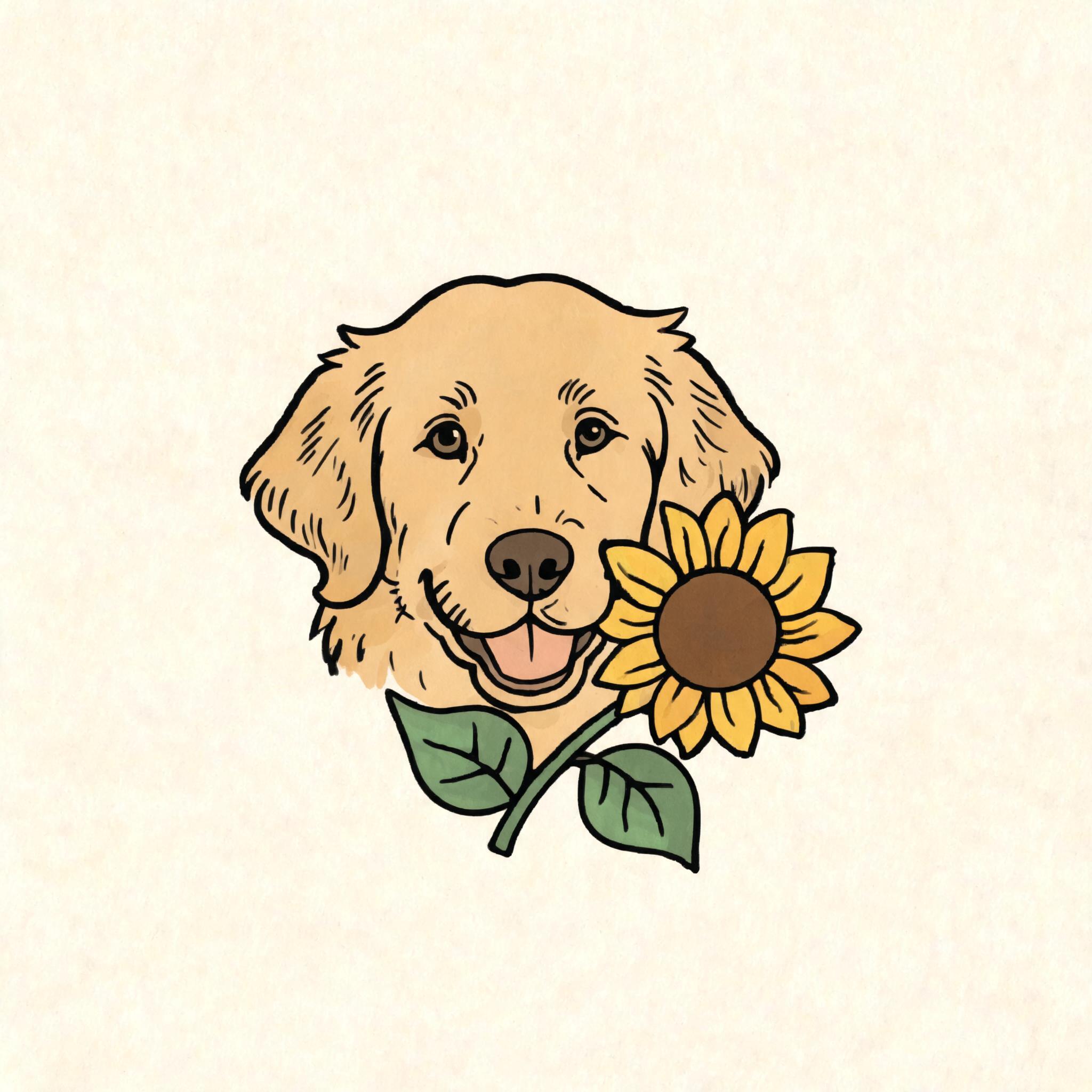 Homenaje a un golden retriever