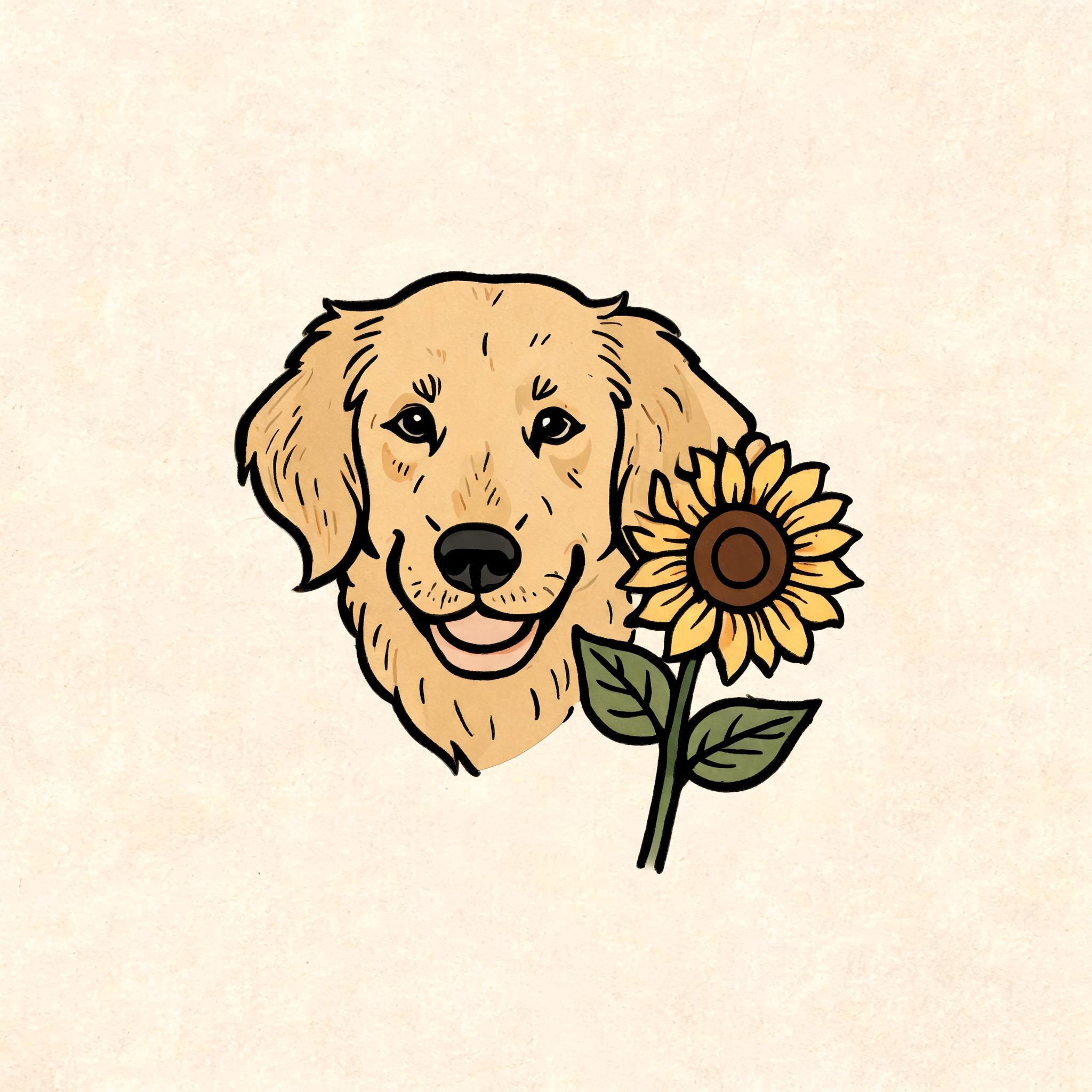 Hommage à un golden retriever