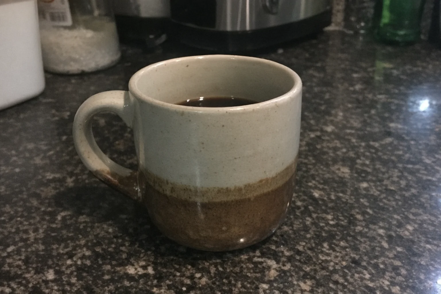 Unedited coffee mug photo