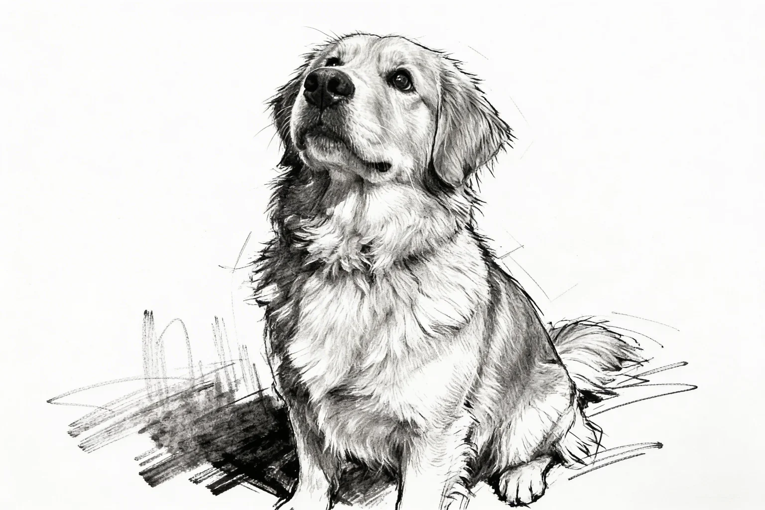 Pet Charcoal Art
