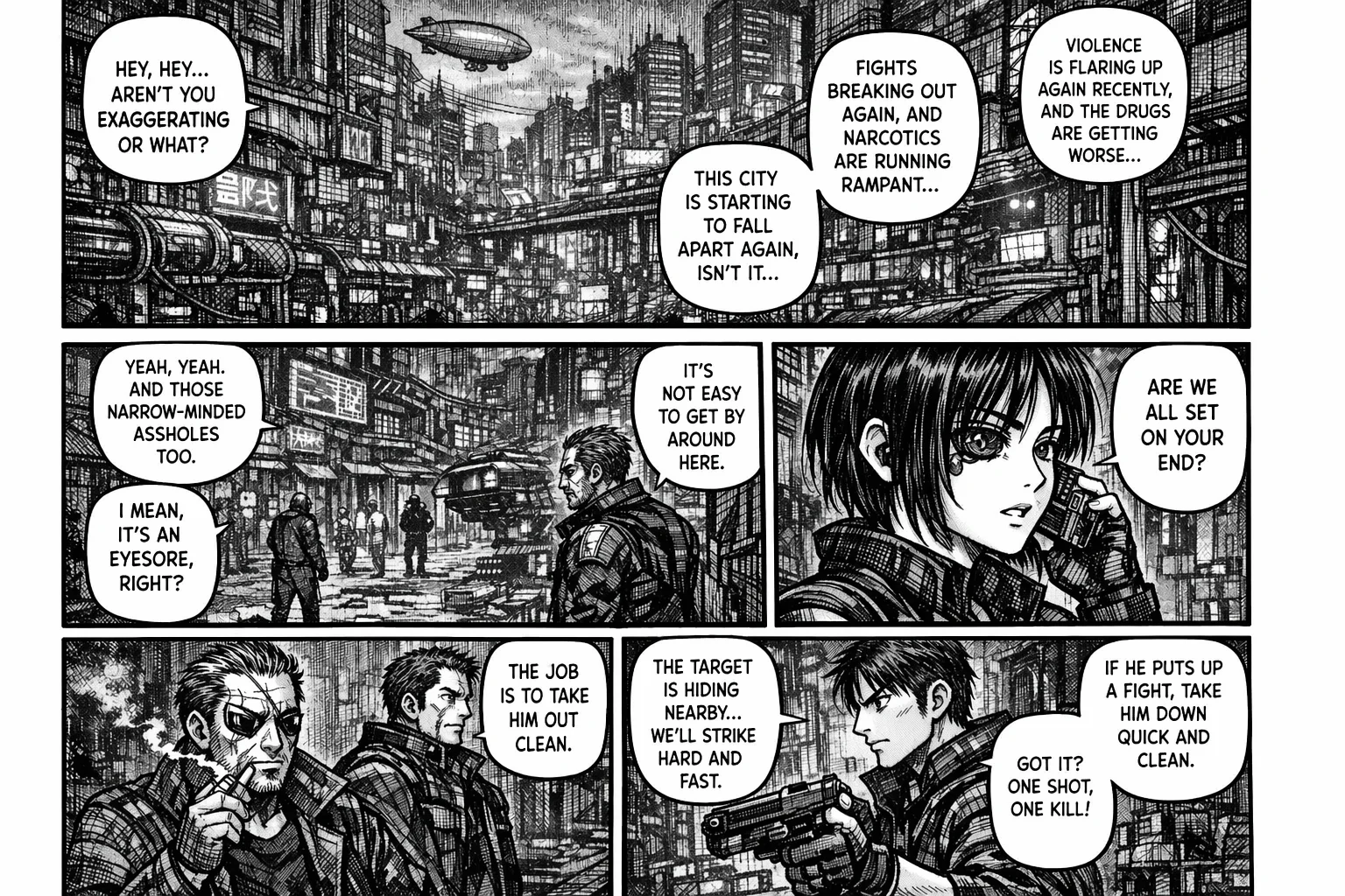 Dense Seinen Comic