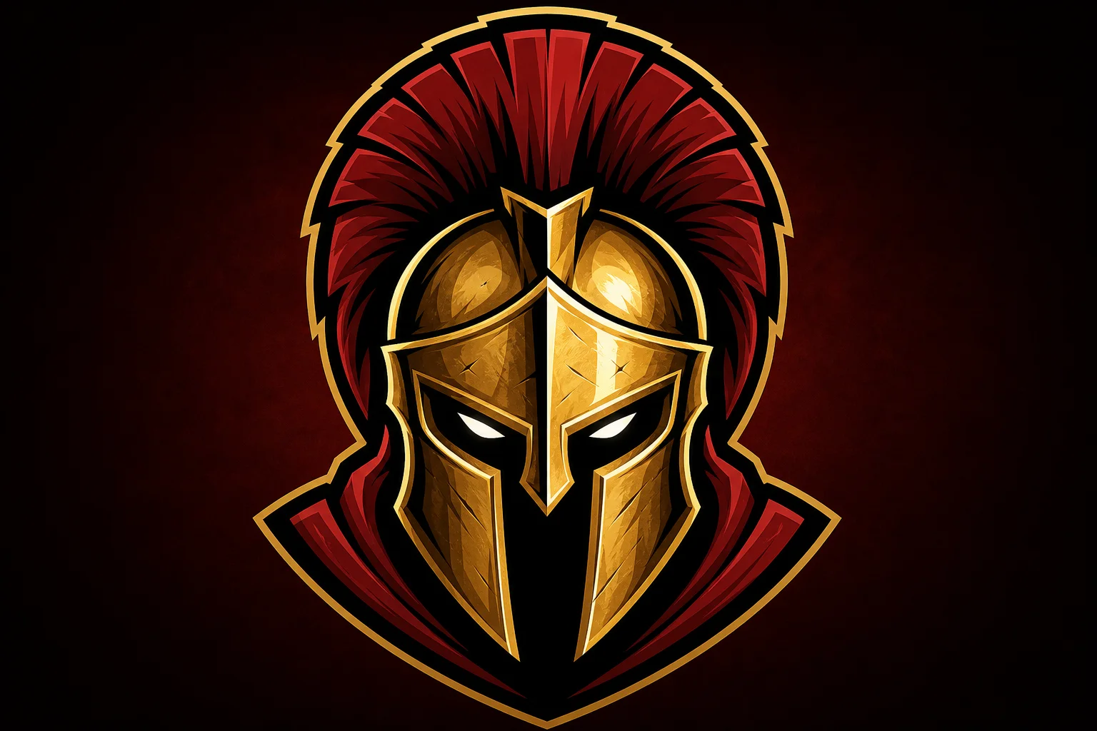 Aggressive spartan warrior sports mascot