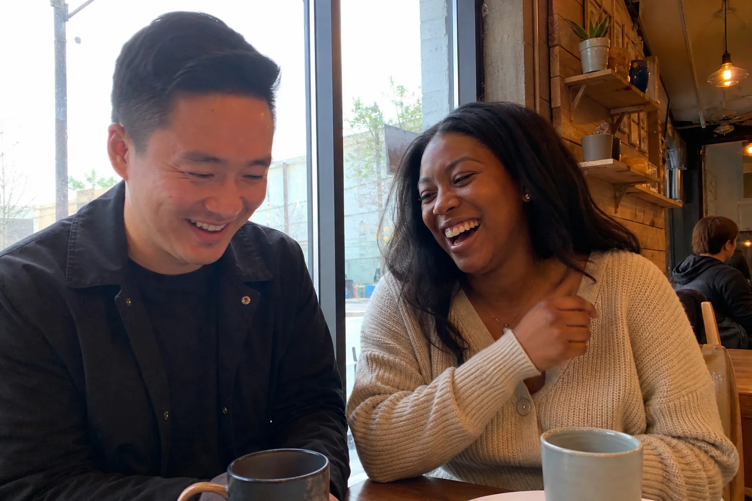 Diverse couple portrait